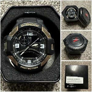G-Shock Dual-Tone Black and Gold Watch